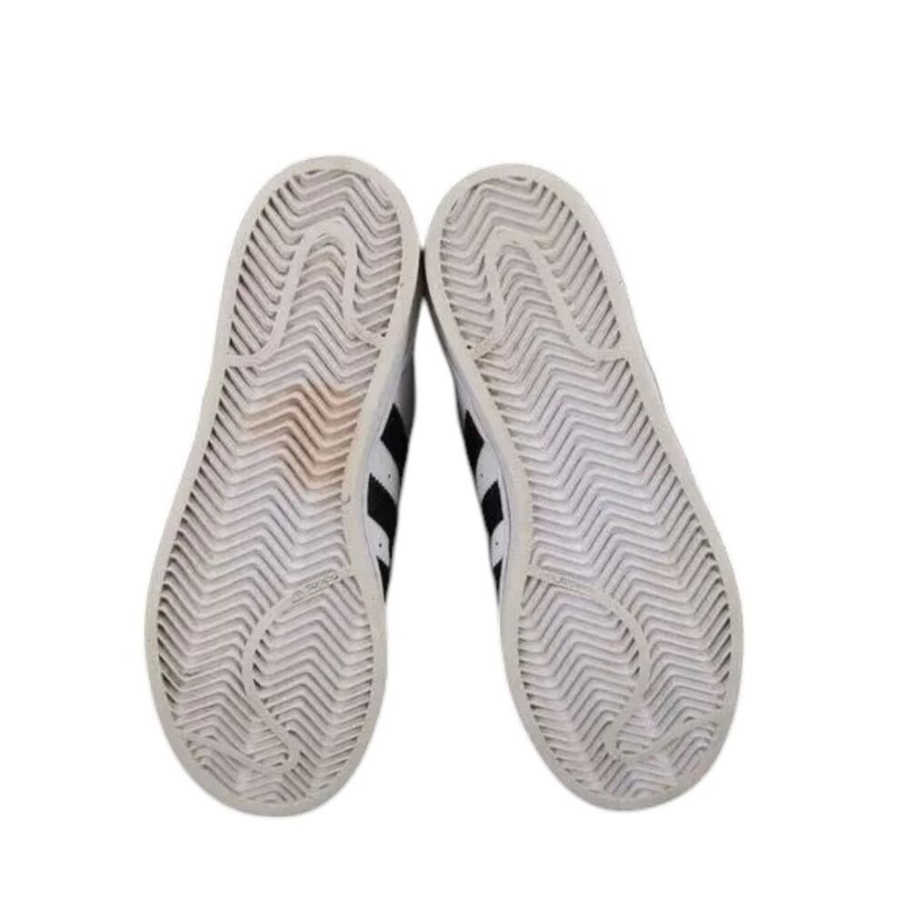 Adidas Shoes Kids 7 Sneakers Superstar Lifestyle Classic White Black Casual Low - Picture 8 of 14